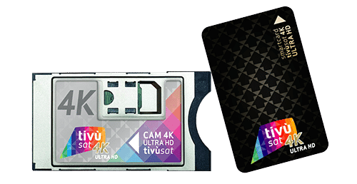 Cam Ufficiale tivùsat con Smart Card 4K UltraHD CI+